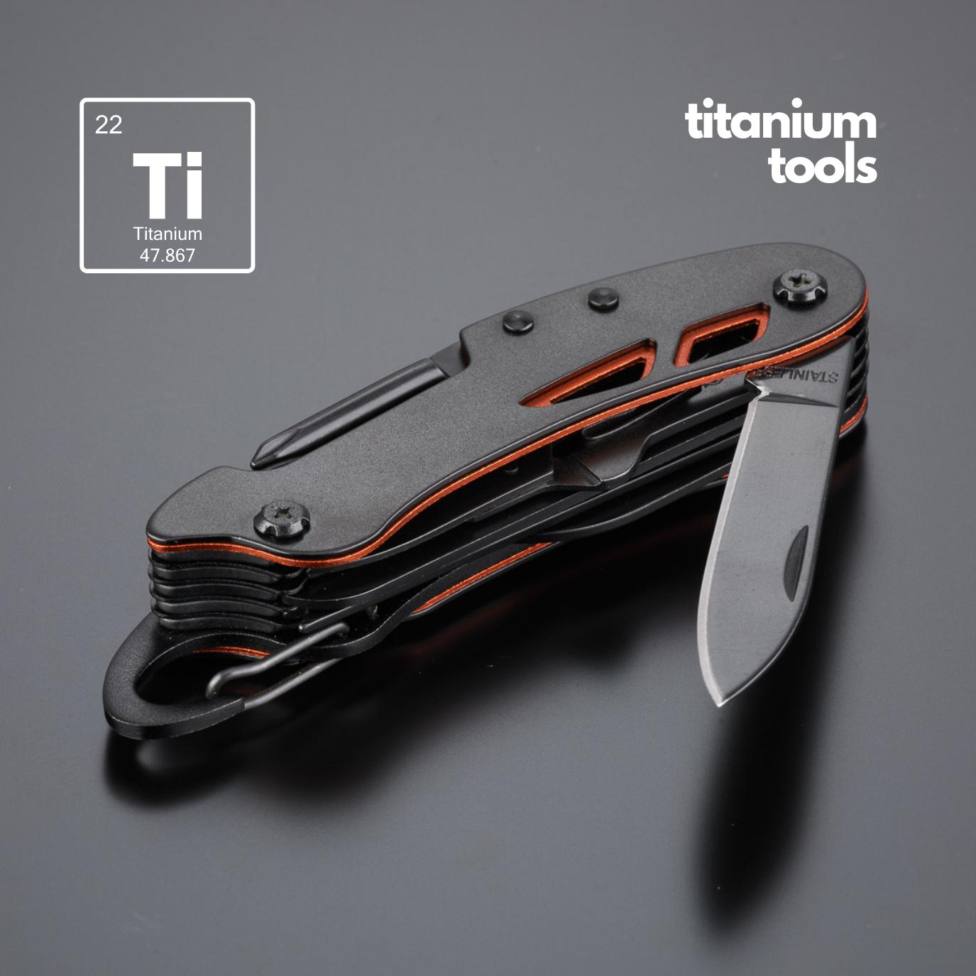 Briceag OPTIMA TITANIUM Portocaliu