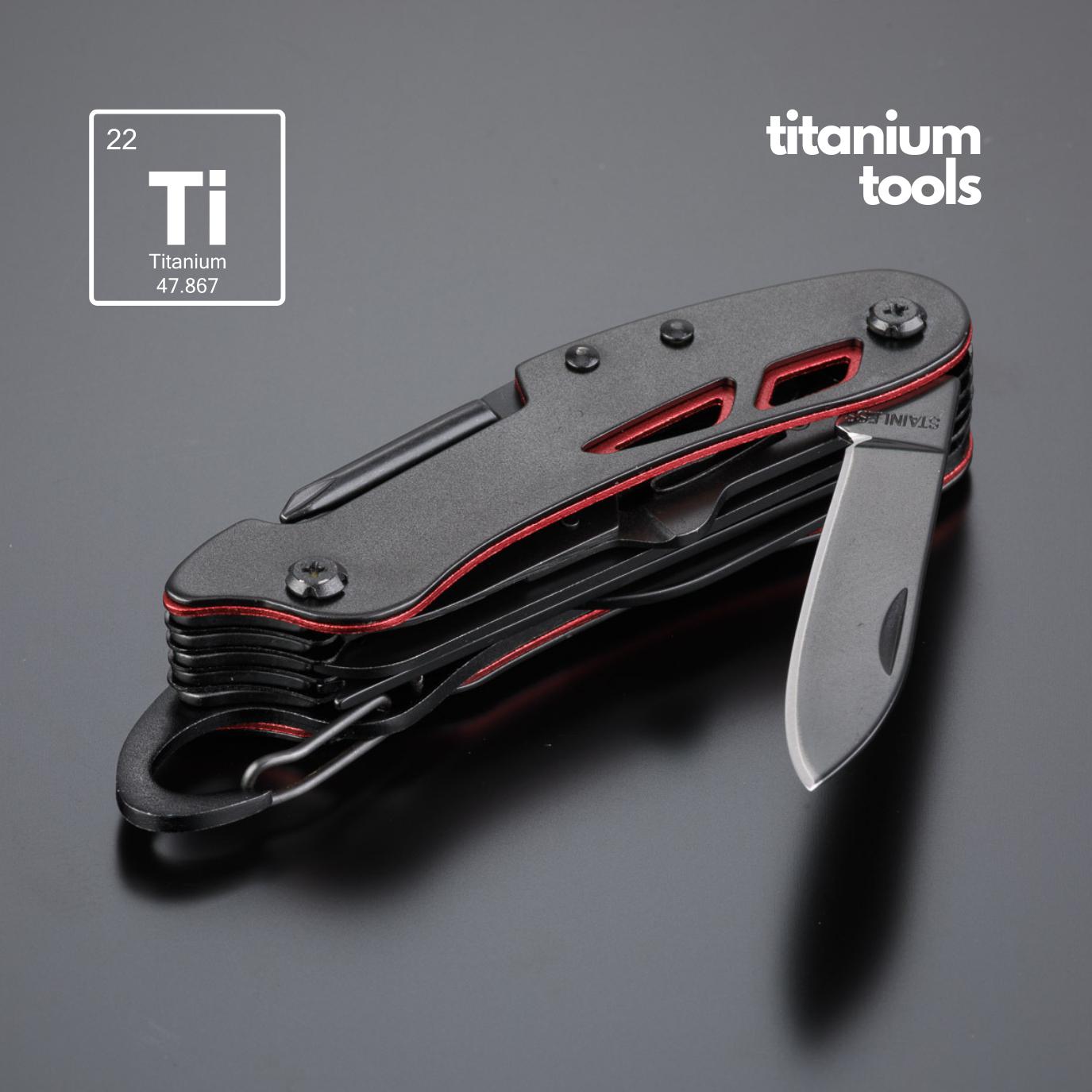 Briceag OPTIMA TITANIUM Rosu
