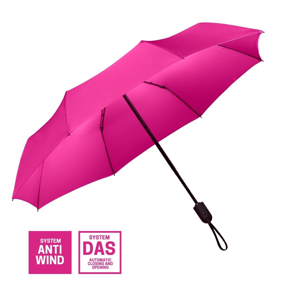 Set călătorie cu cană termică NORDIC și umbrelă automată Roz