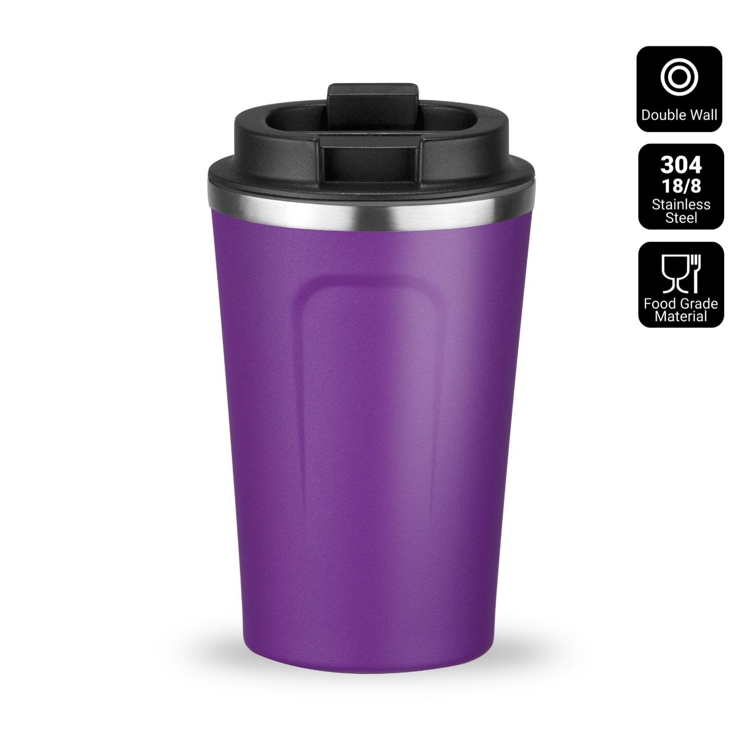 Set călătorie cu cană termică NORDIC și umbrelă automată Violet