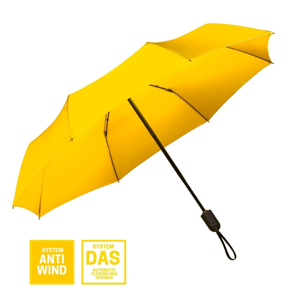 Set călătorie cu cană termică NORDIC și umbrelă automată Galben