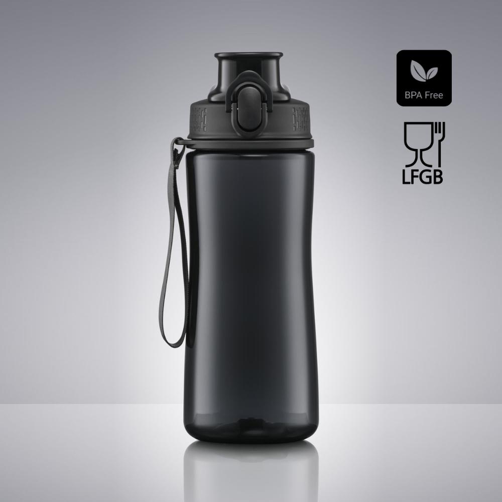 Sticlă de apă NEON, 580 ml Negru
