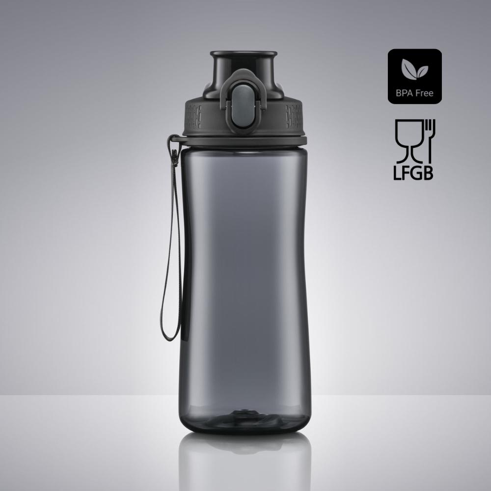 Sticlă de apă NEON, 580 ml Gri