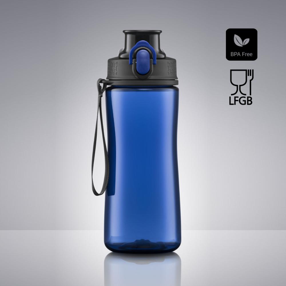 Sticlă de apă NEON, 580 ml Bleumarin