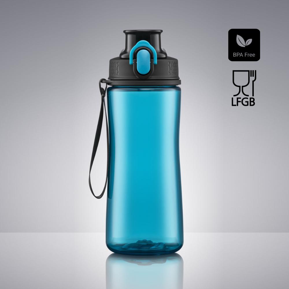 Sticlă de apă NEON, 580 ml Turcoaz