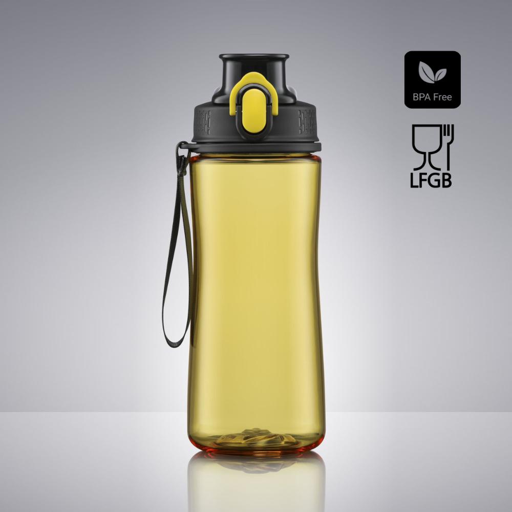 Sticlă de apă NEON, 580 ml Galben