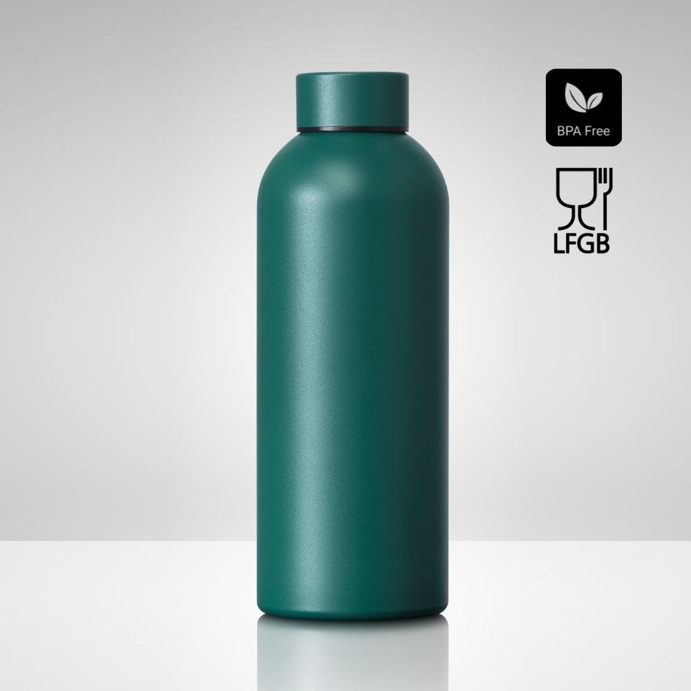 Sticlă termică NORDIC, 500 ml Verde