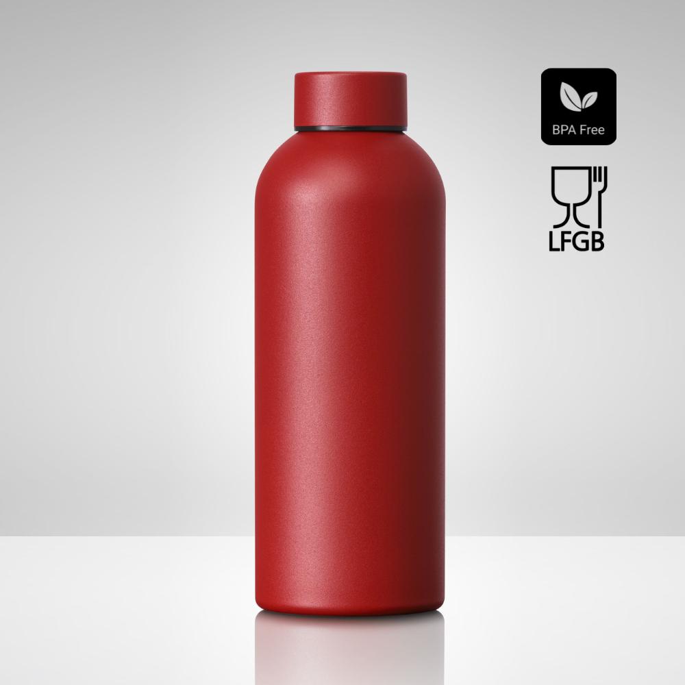 Sticlă termică NORDIC, 500 ml Rosu