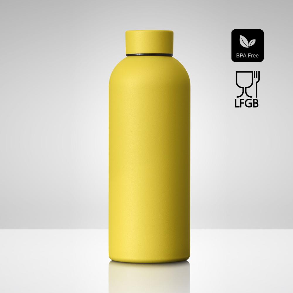 Sticlă termică NORDIC, 500 ml Galben