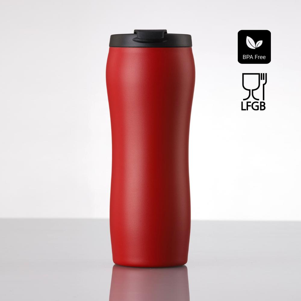 Cană vid PRIMO, 450 ml Rosu