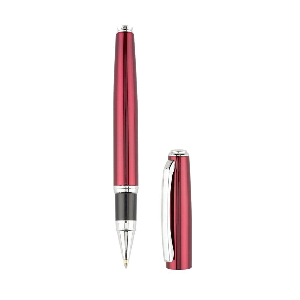 Set de scris metalic cu stilou și pix PRIMO Rosu Rosu