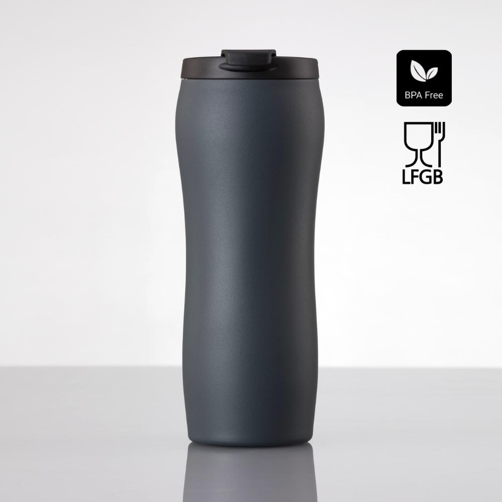 Set pentru utilizare intensivă cu sticlă de apă și umbrelă PRIMO Gri