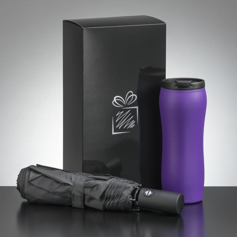 Set pentru utilizare intensivă cu sticlă de apă și umbrelă PRIMO Violet