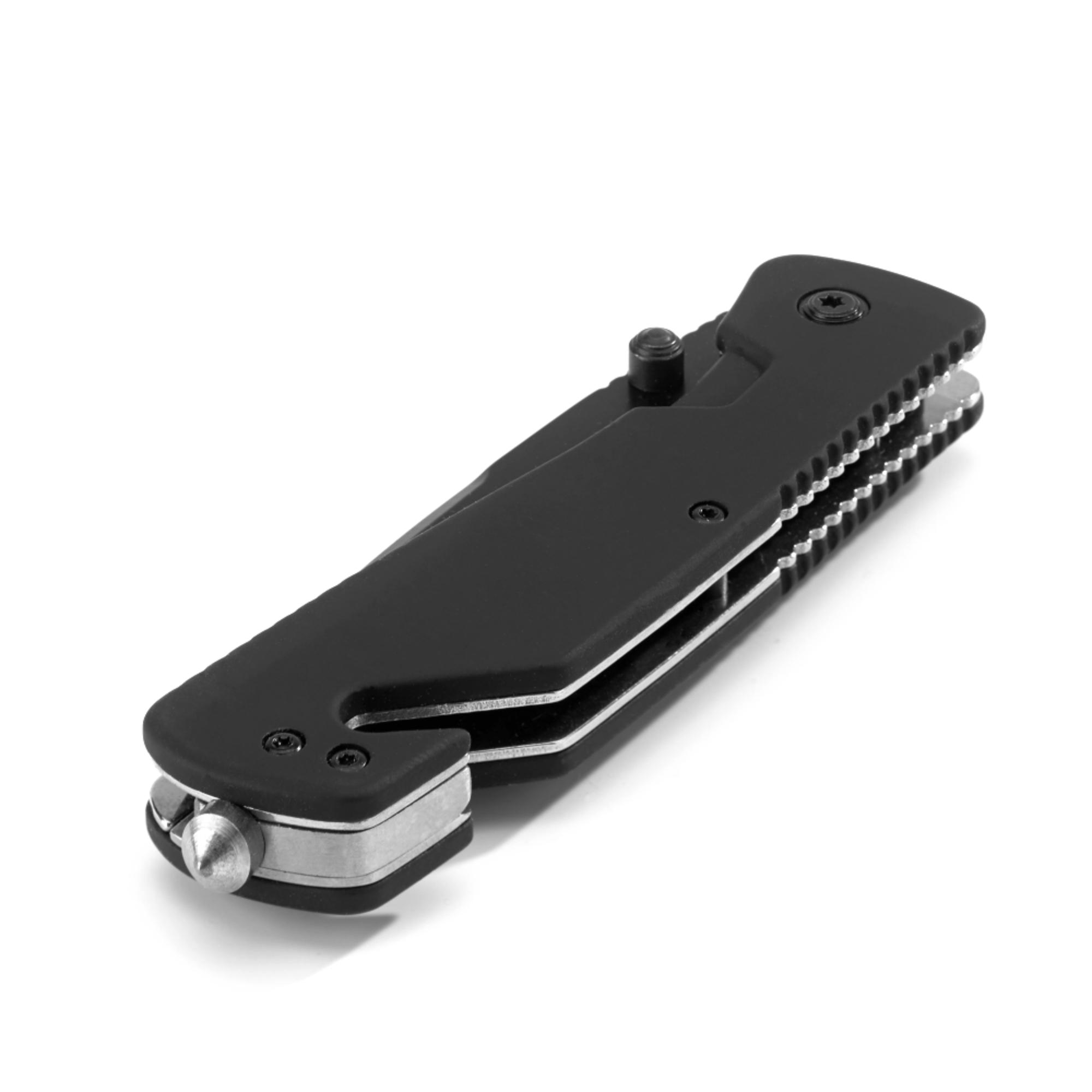 Cuțit de salvare PRIMO MULTIFUNCTIONAL Negru