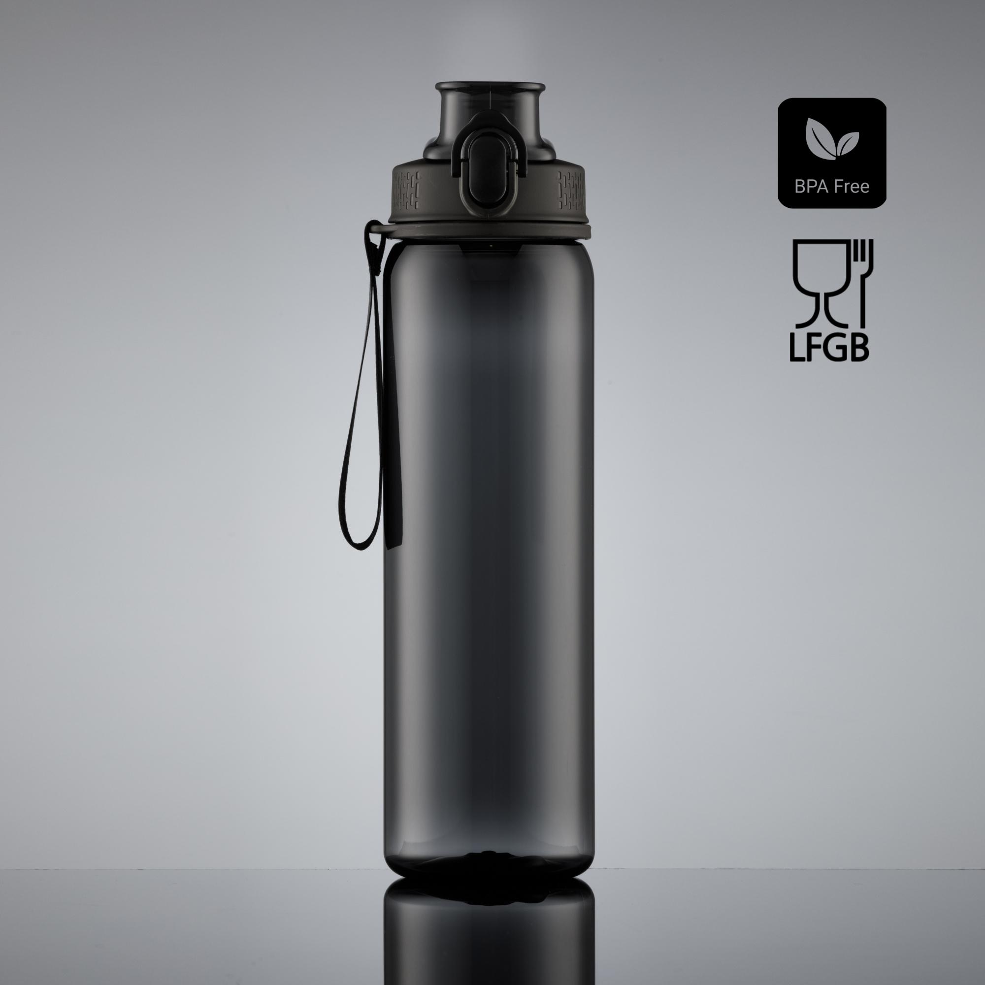 Sticlă de apă NEON, 750 ml Negru