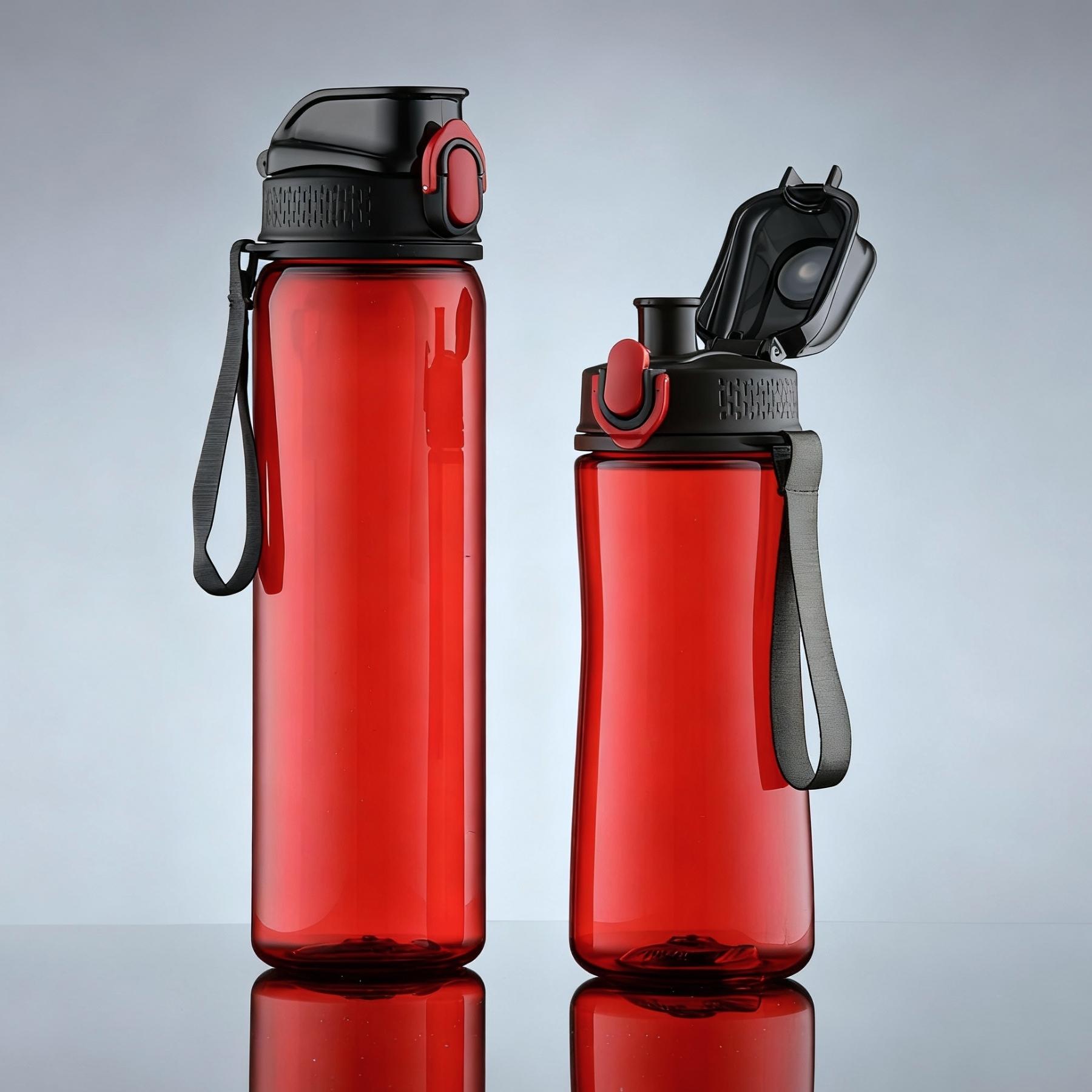 Sticlă de apă NEON, 750 ml Rosu