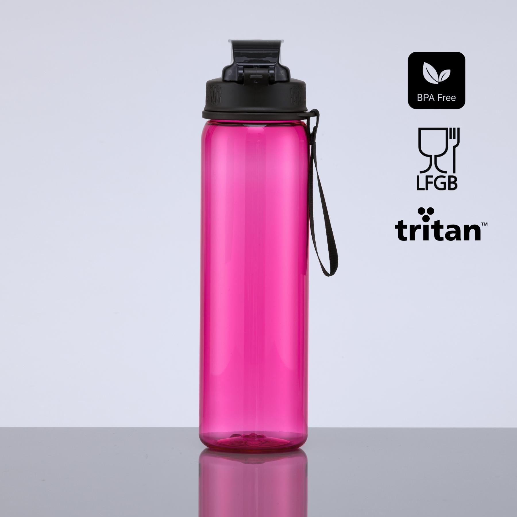 Sticlă de apă NEON, 750 ml Roz