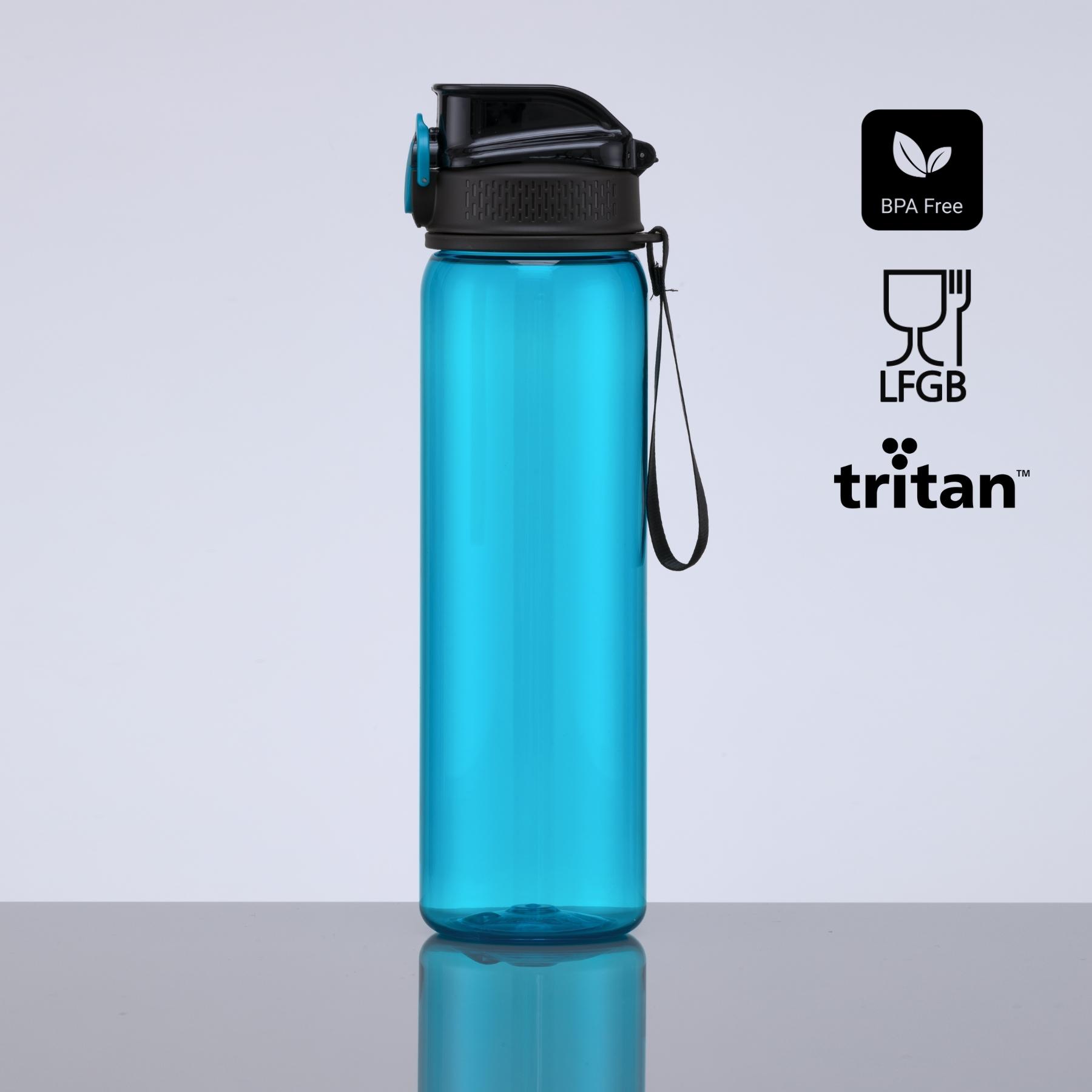 Sticlă de apă NEON, 750 ml Turcoaz