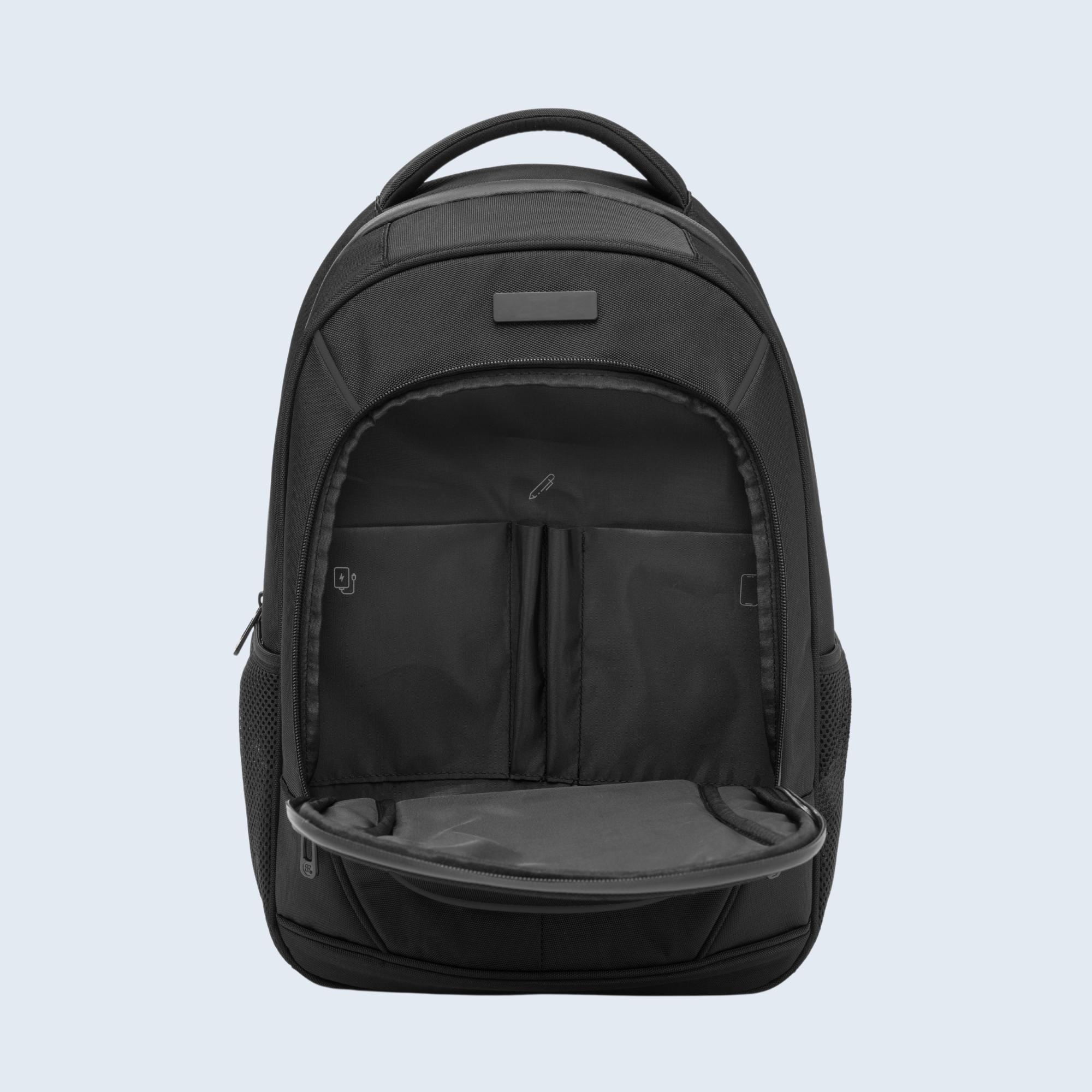 Rucsac business cu două compartimente Dynamic Negru