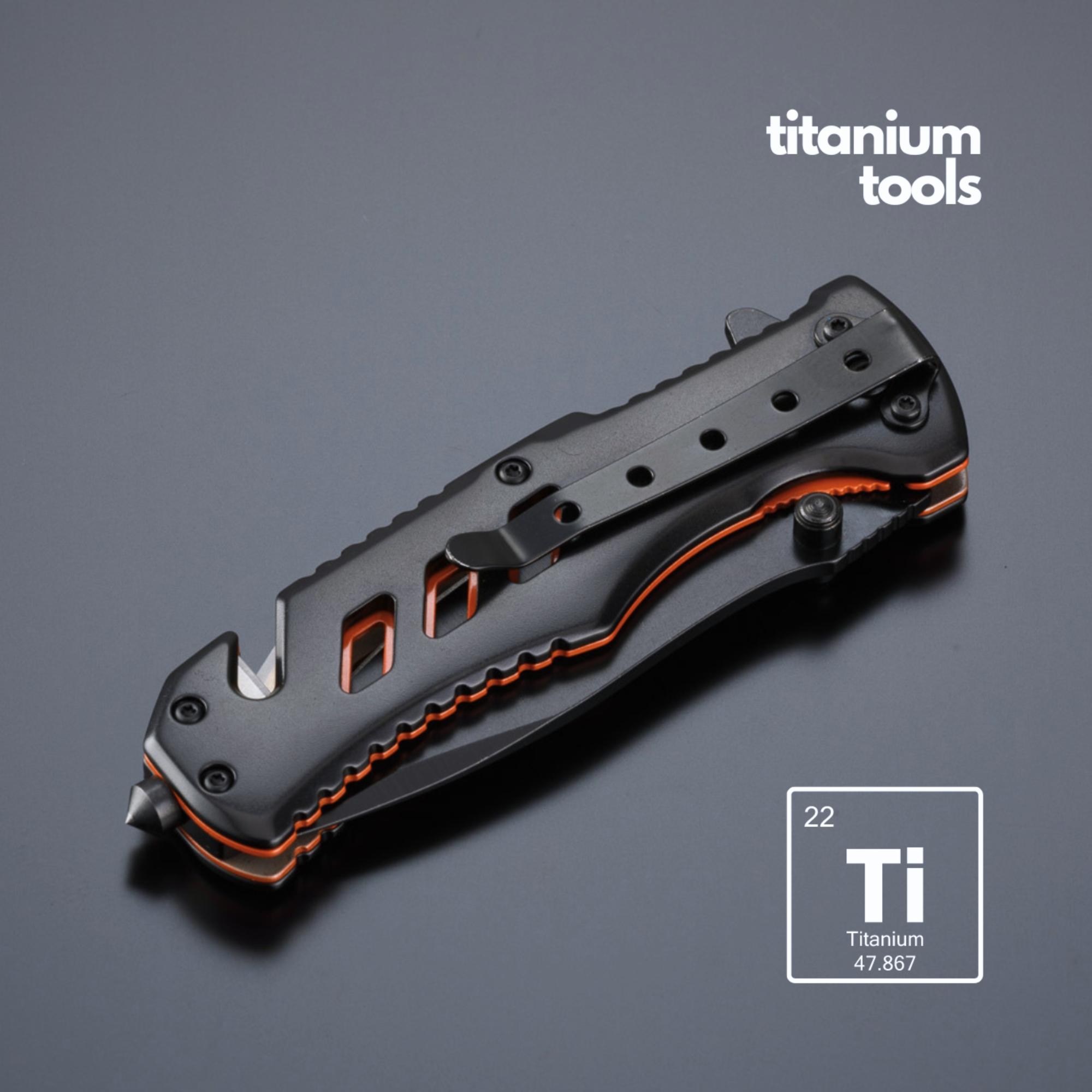 Set instrument multifuncțional, cuțit de salvare și lanternă mare Optima Set III Portocaliu Portocaliu