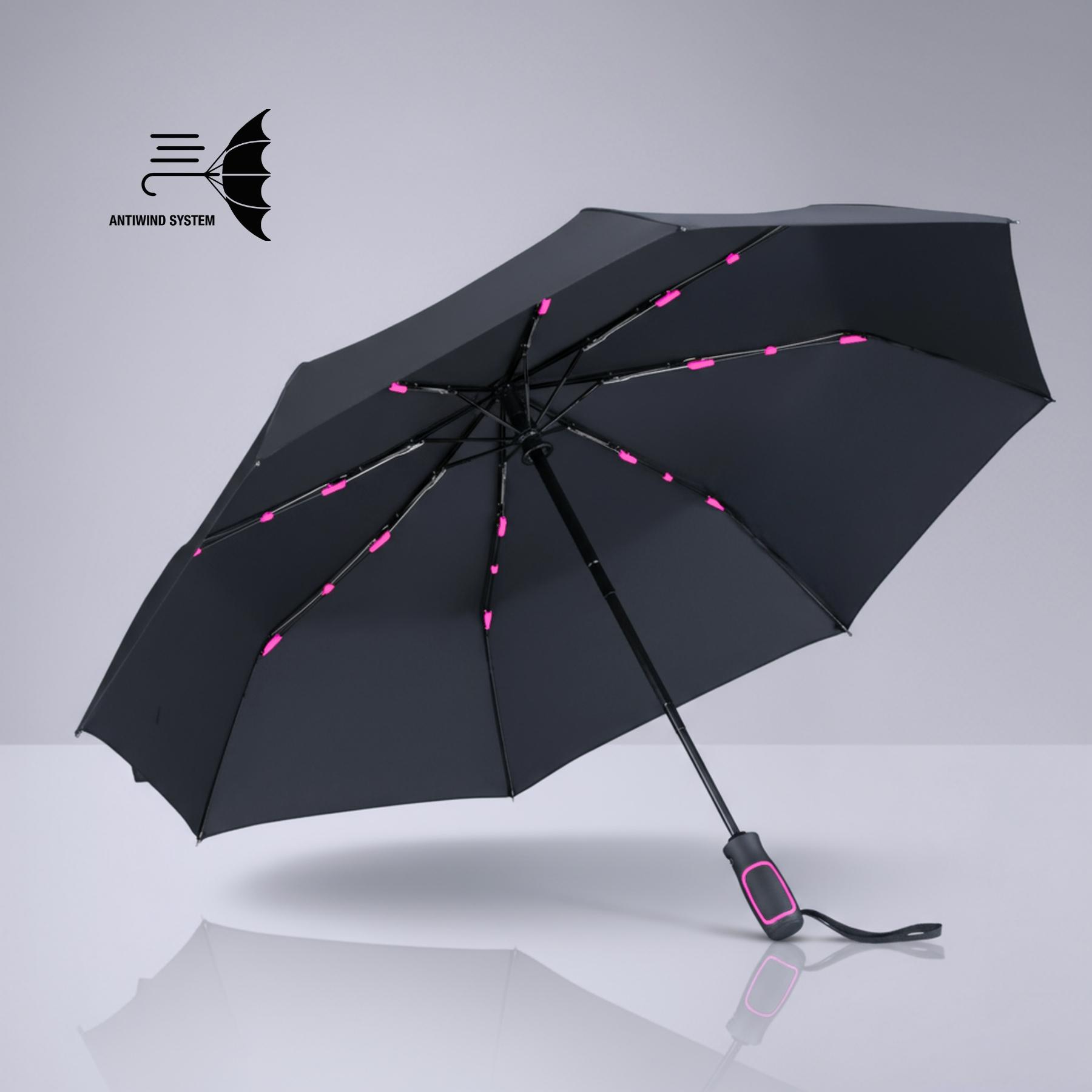 Umbrelă complet automată Dynamic Roz