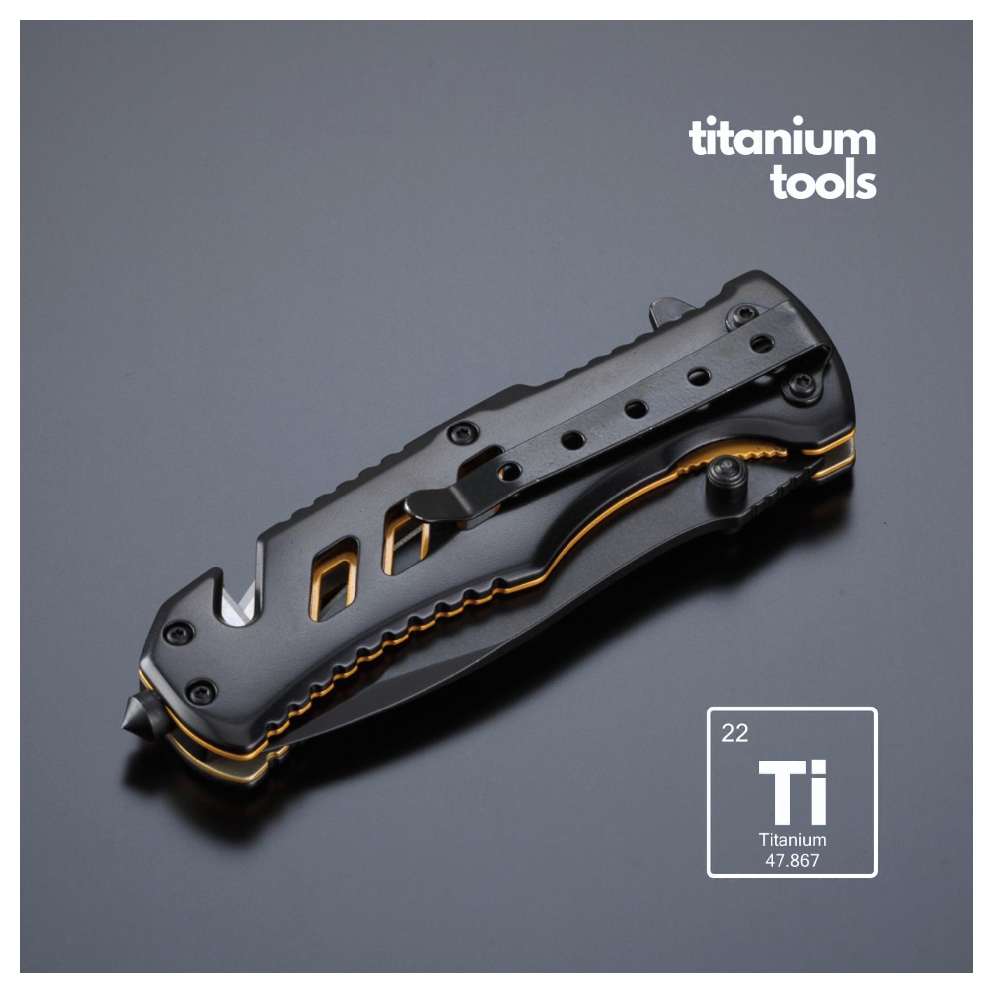 Set Optima Iii-B: Multitool, Cuțit De Salvare Și Lanternă Mare Galben Galben