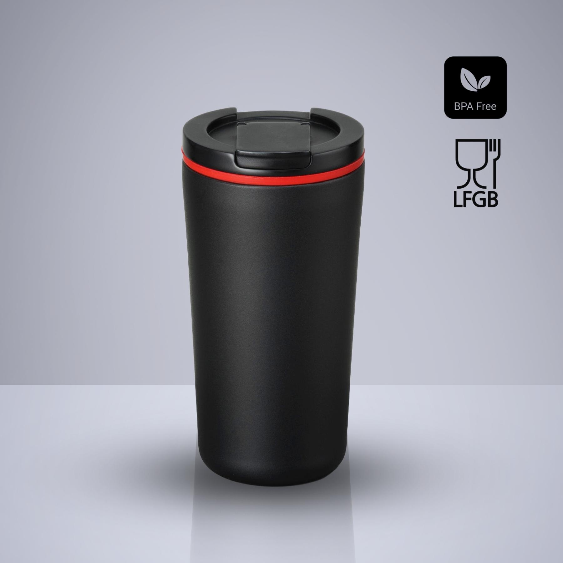 Cană termică Dynamic cu strat de cupru, 370 ml Rosu