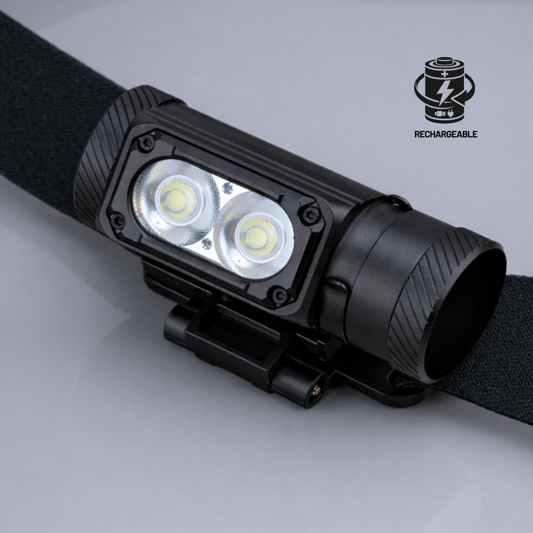 Lanternă frontală Optima HeadLite Pro Negru