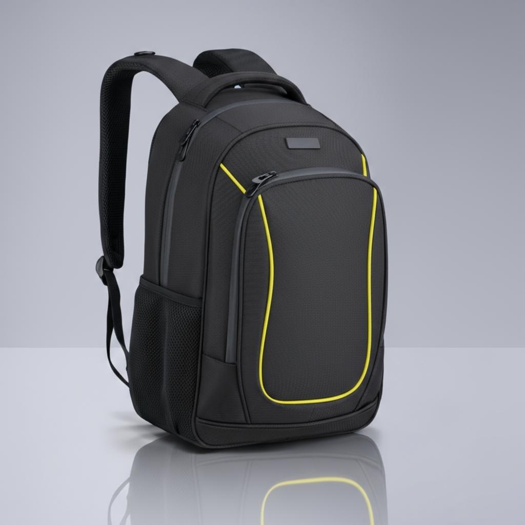 Set Dynamic: rucsac business 15” și umbrelă automată Galben Galben