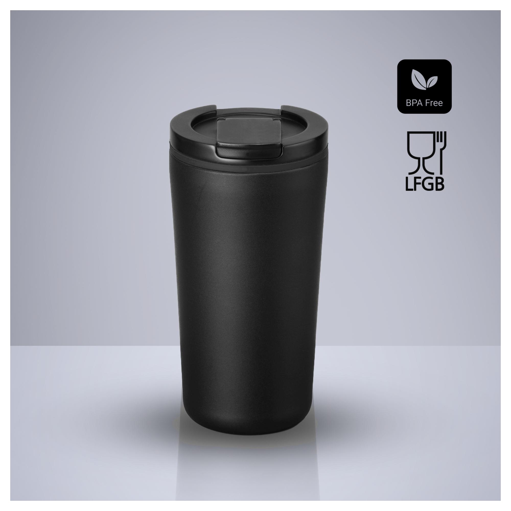 Set Everyday: cană de cafea 370 ml și difuzor wireless Negru Negru