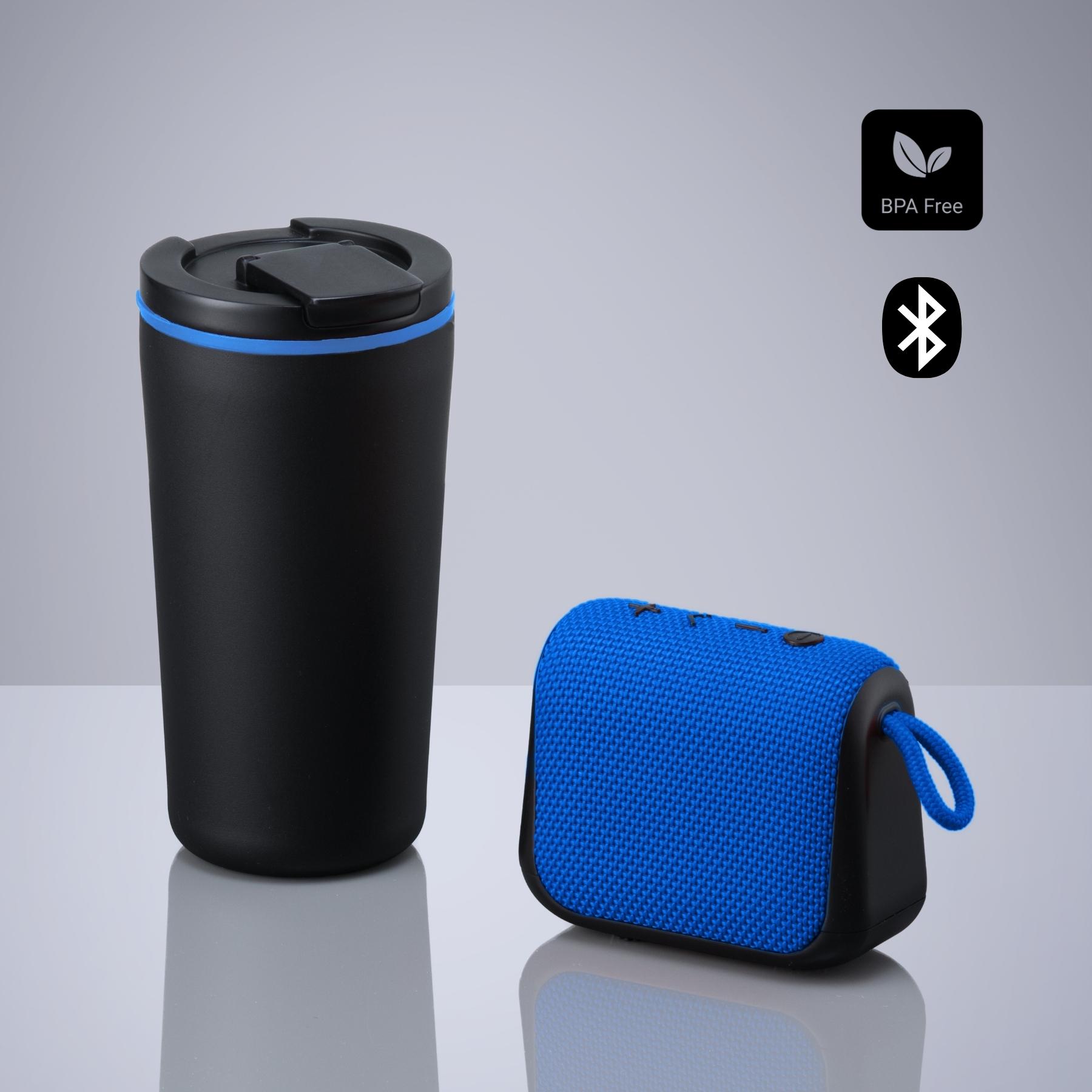 Set Everyday: cană de cafea 370 ml și difuzor wireless Albastru Bleu