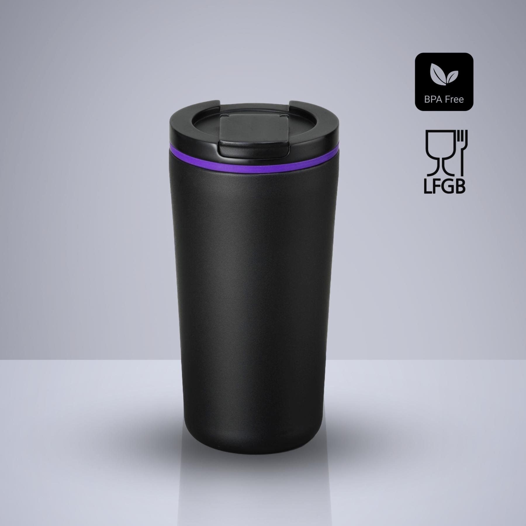 Set Everyday: cană de cafea 370 ml și difuzor wireless Violet Violet