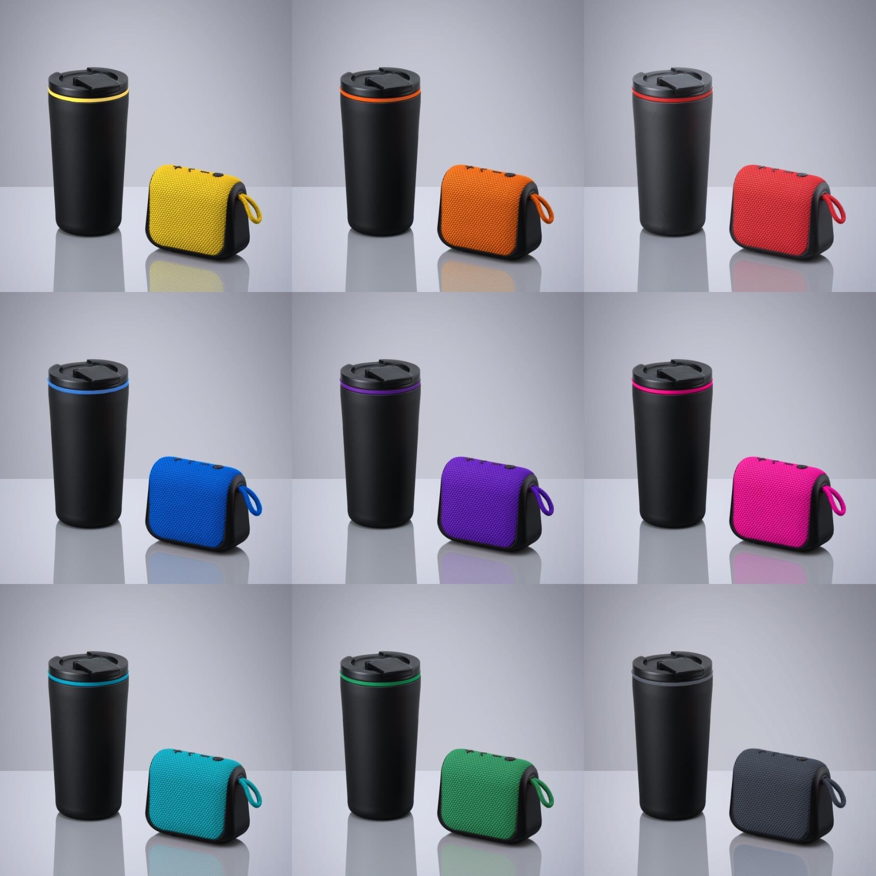Set Everyday: cană de cafea 370 ml și difuzor wireless Albastru Bleu
