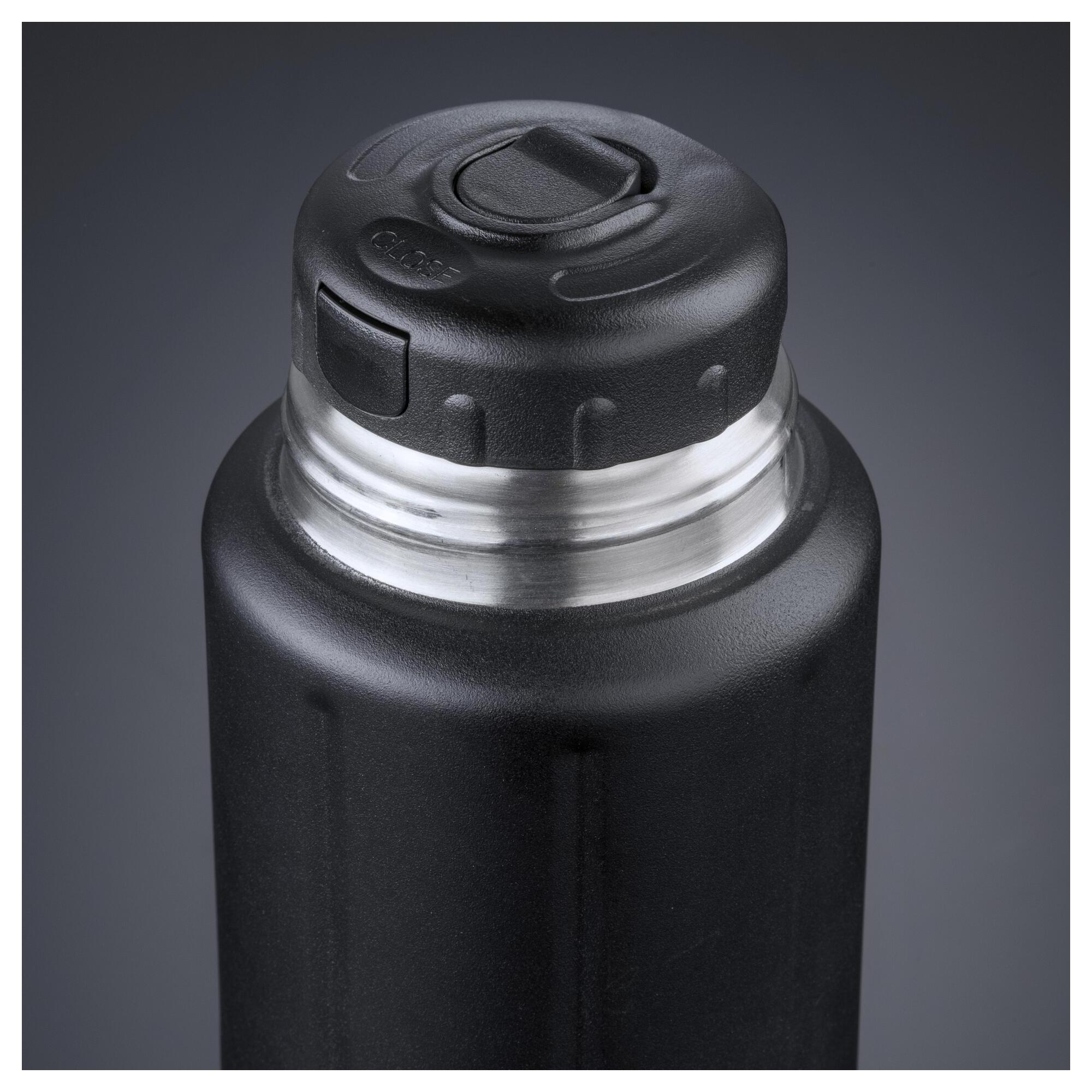 Set Scandic III: termos cu vid 750 ml și umbrelă automată Negru Negru