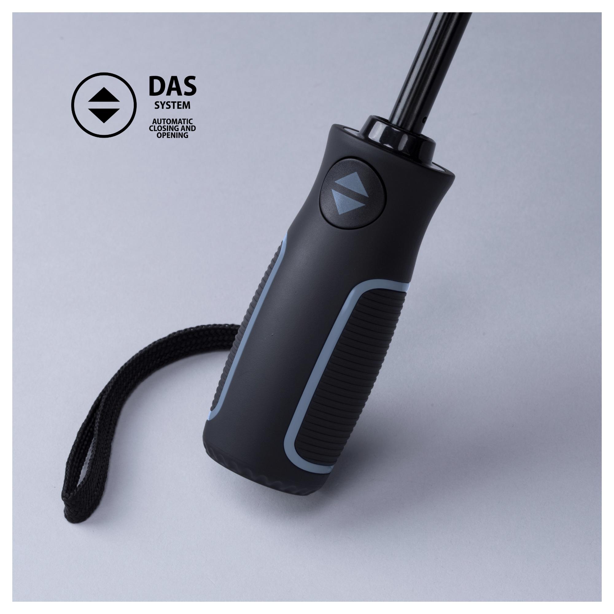 Set Outdoor: sticlă din oțel pentru apă 650 ml și umbrelă automată Gri Gri