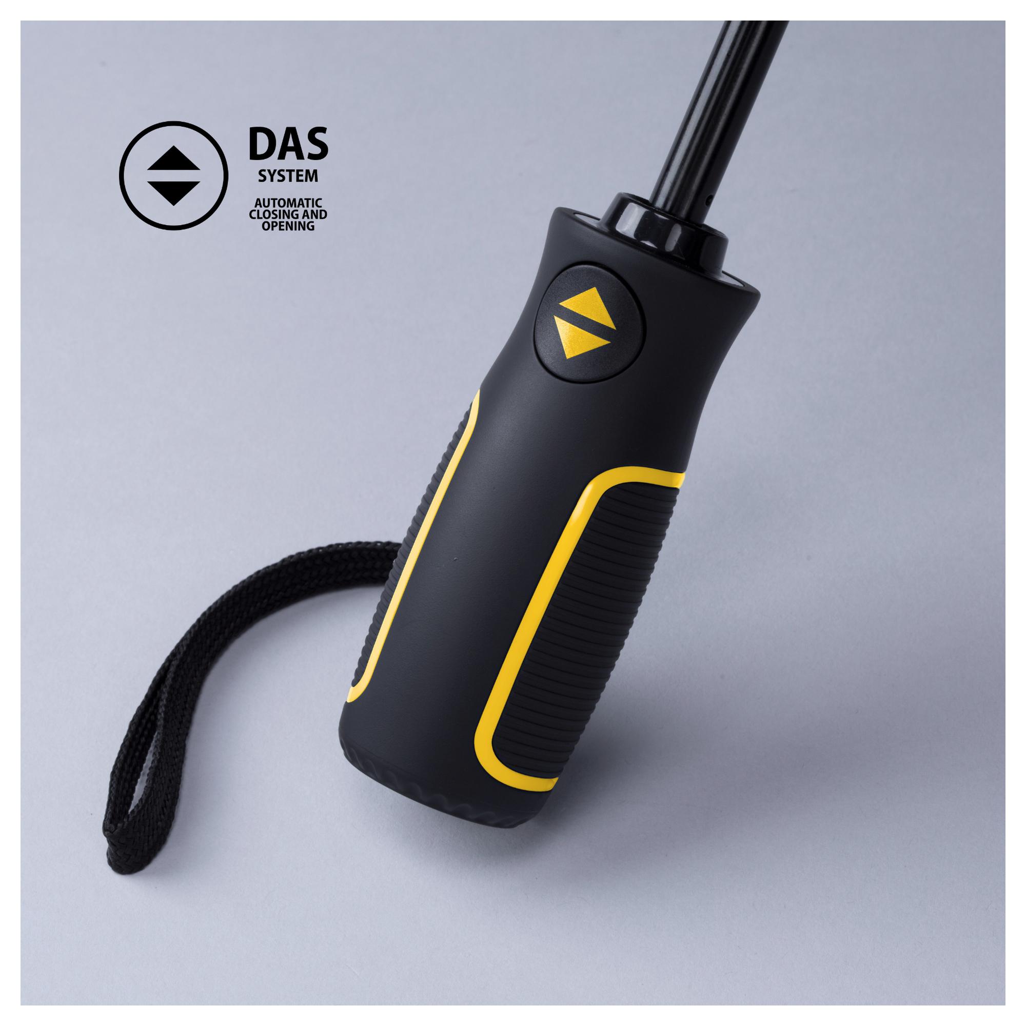 Set Outdoor: sticlă din oțel pentru apă 650 ml și umbrelă automată Galben Galben