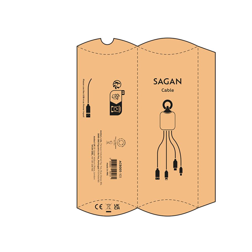Cablu Sagan Black