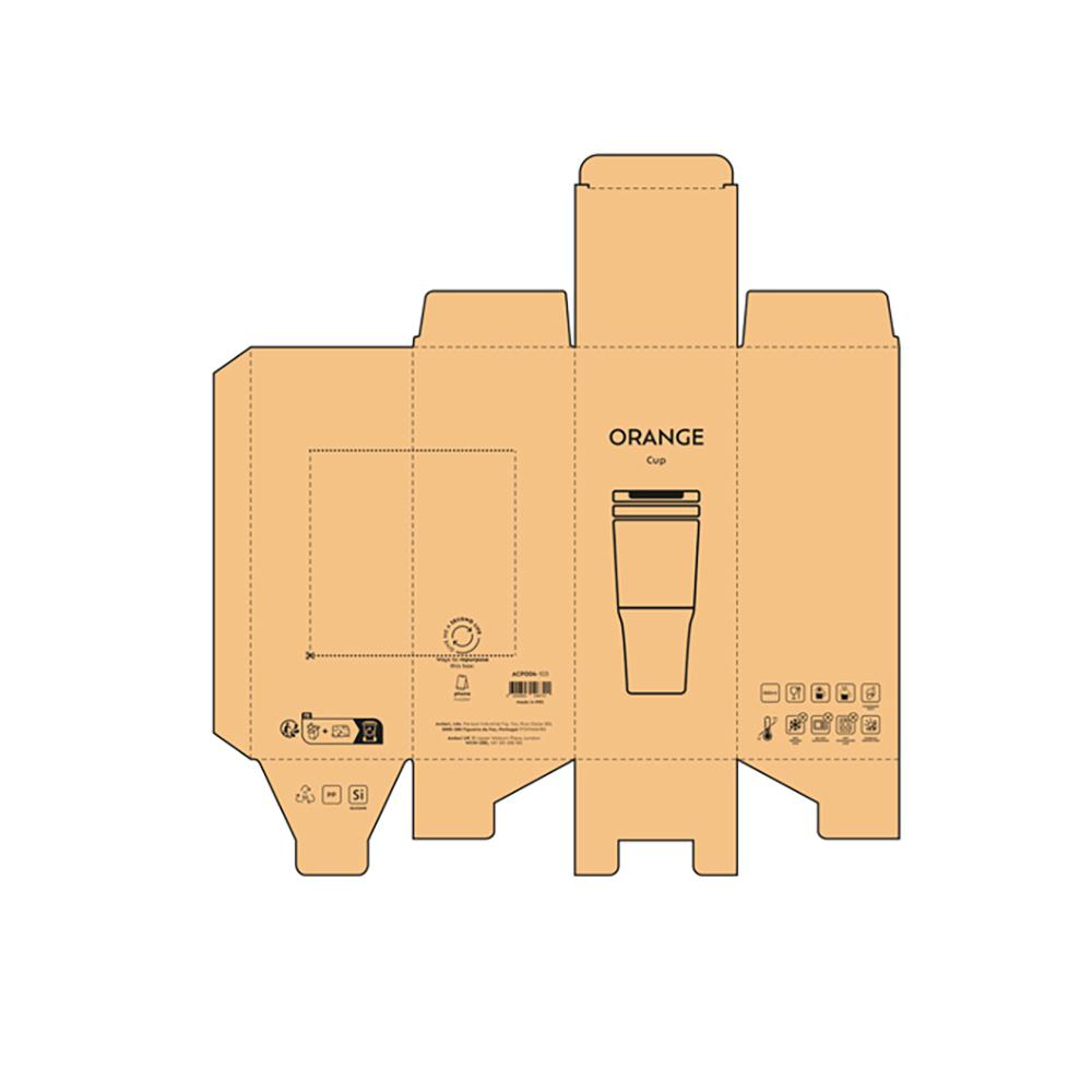 Cana de călătorie Orange Black