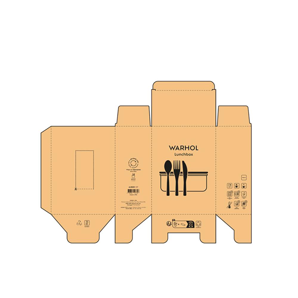 Cutie pentru prânz Warhol Silver