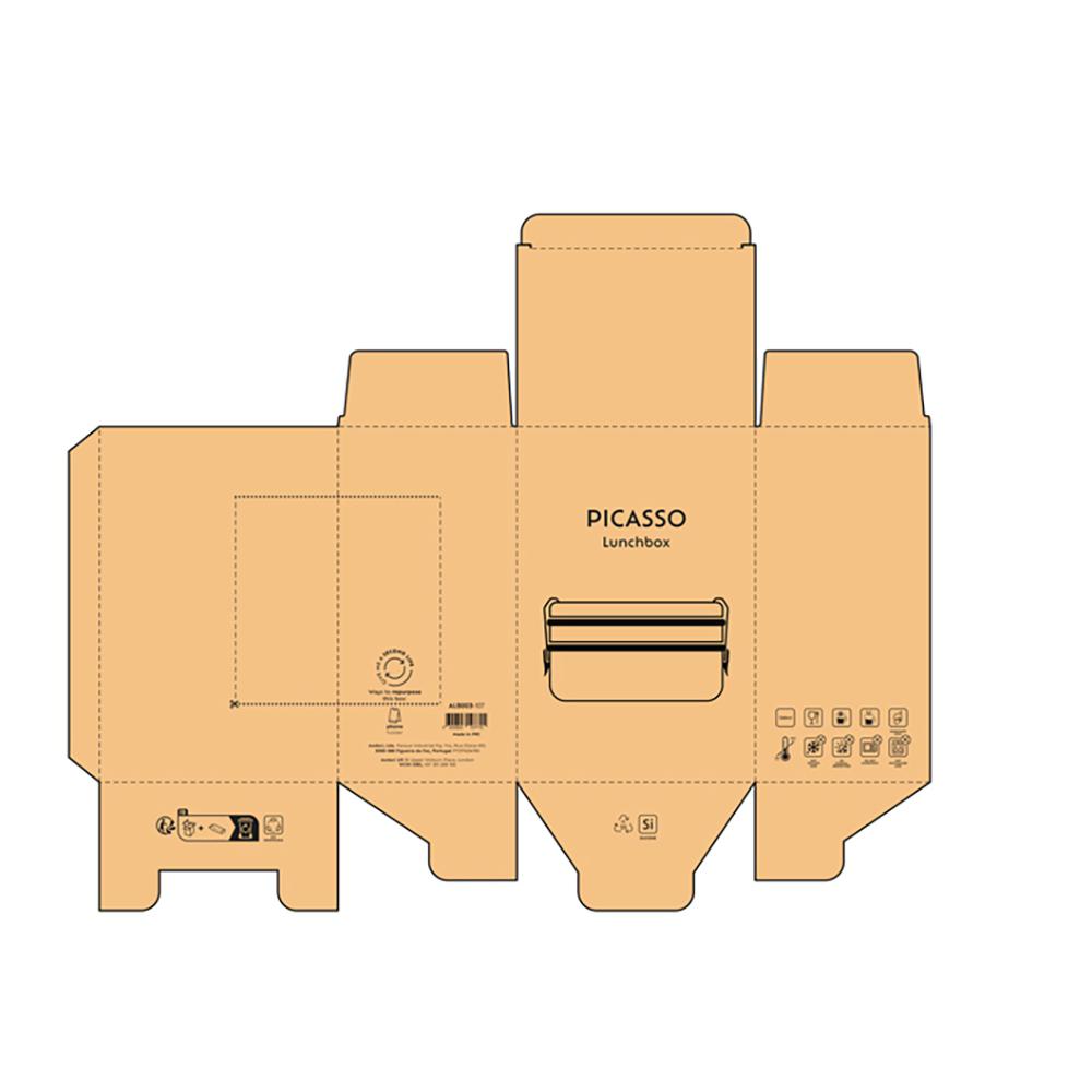 Cutie pentru prânz Picasso Silver