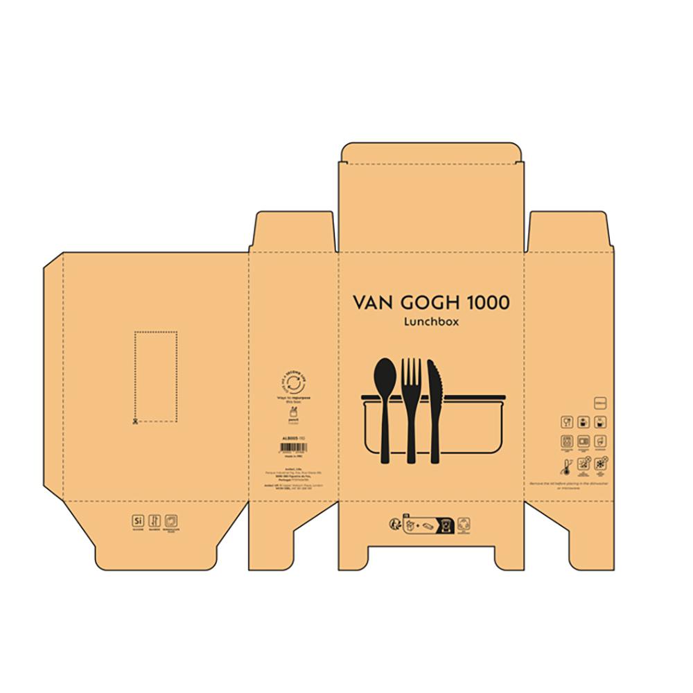 Cutie pentru prânz Van Gogh 1000 Transparent