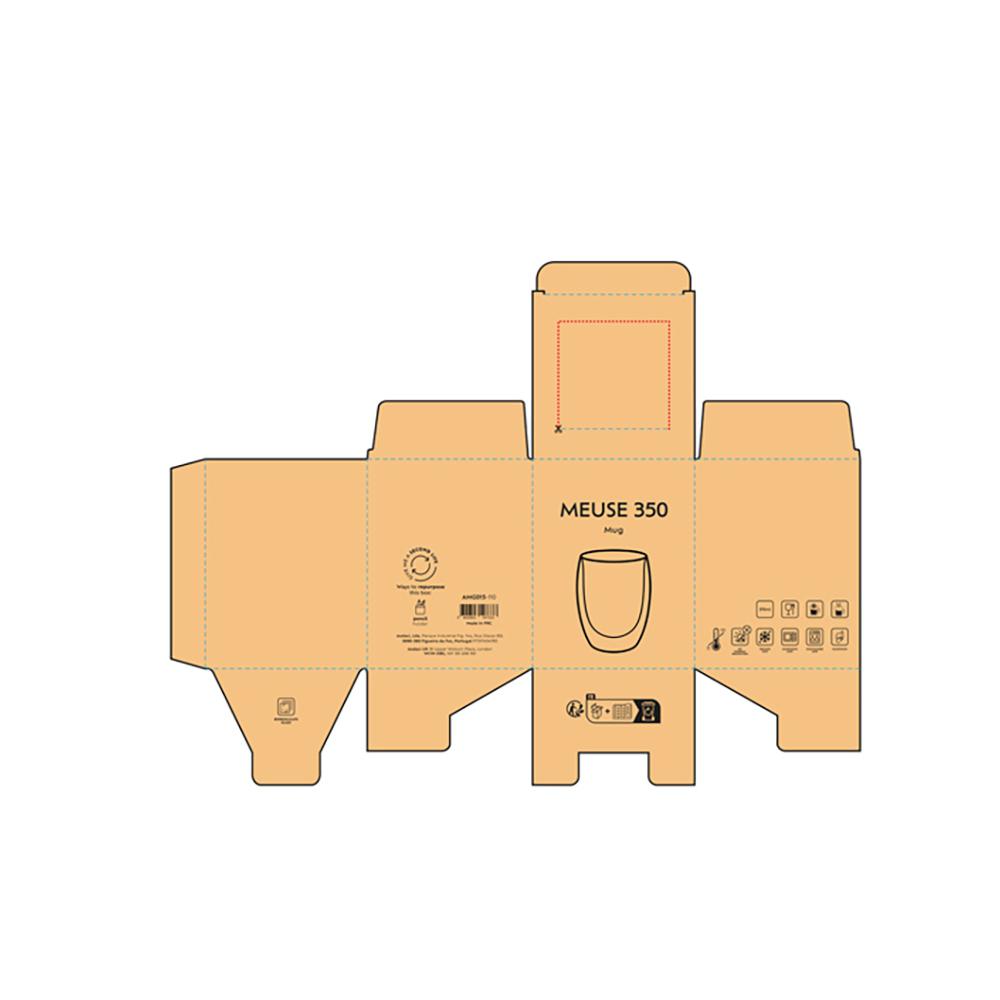 Cană Meuse 350 Transparent