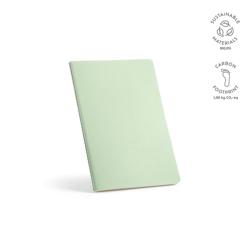 Caiet Bronte A5 Pastel green
