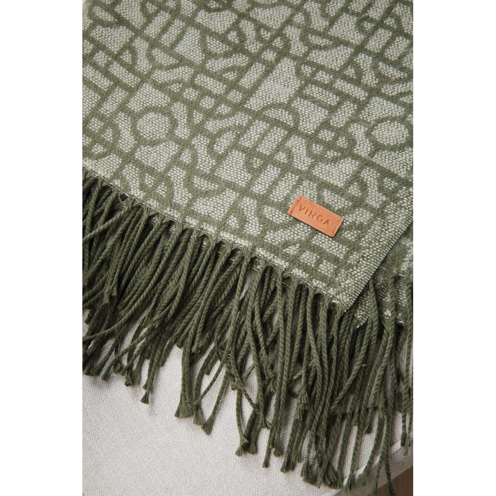 Pătură VINGA Verso green