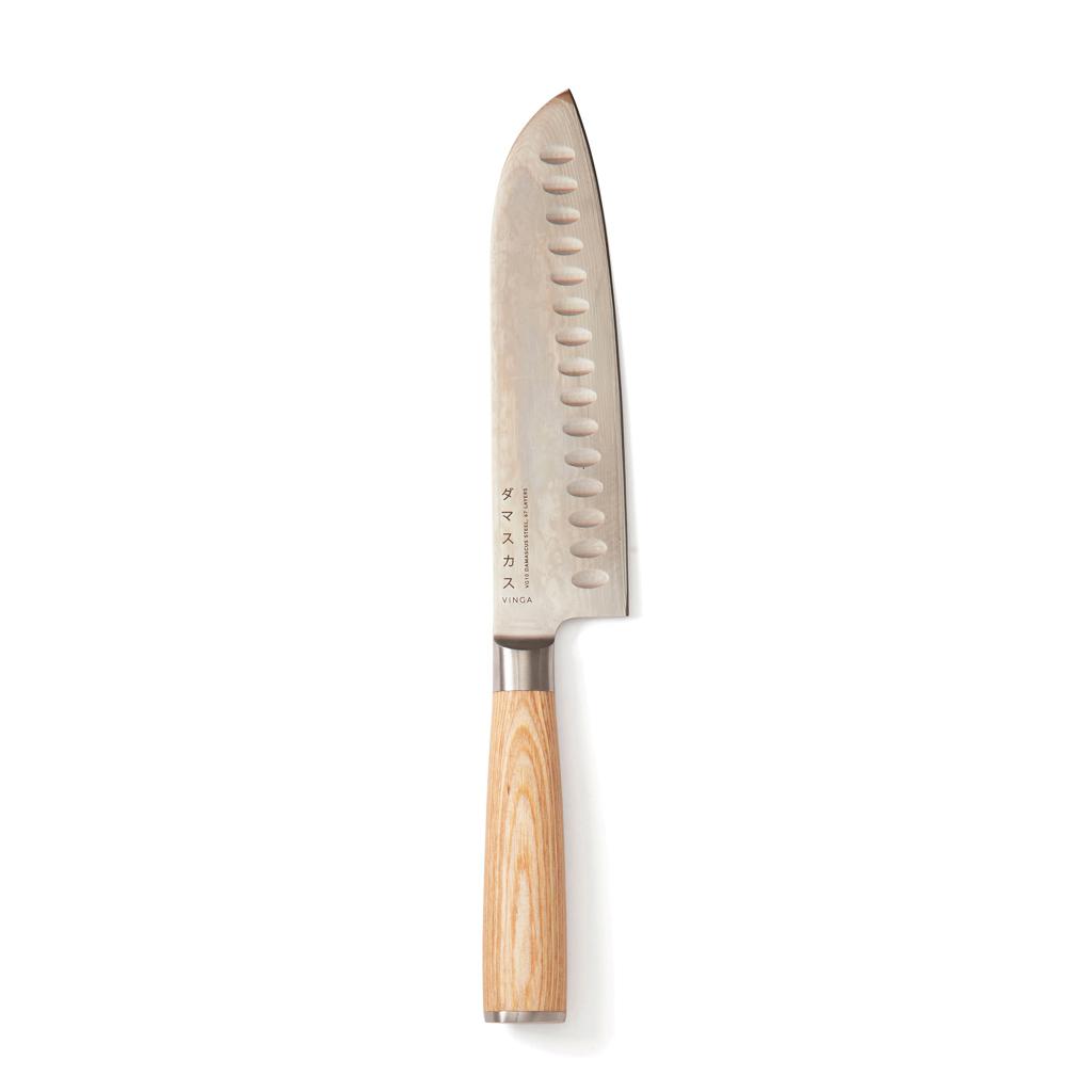 Cuțit Santoku Damasc VINGA Hattasan steel