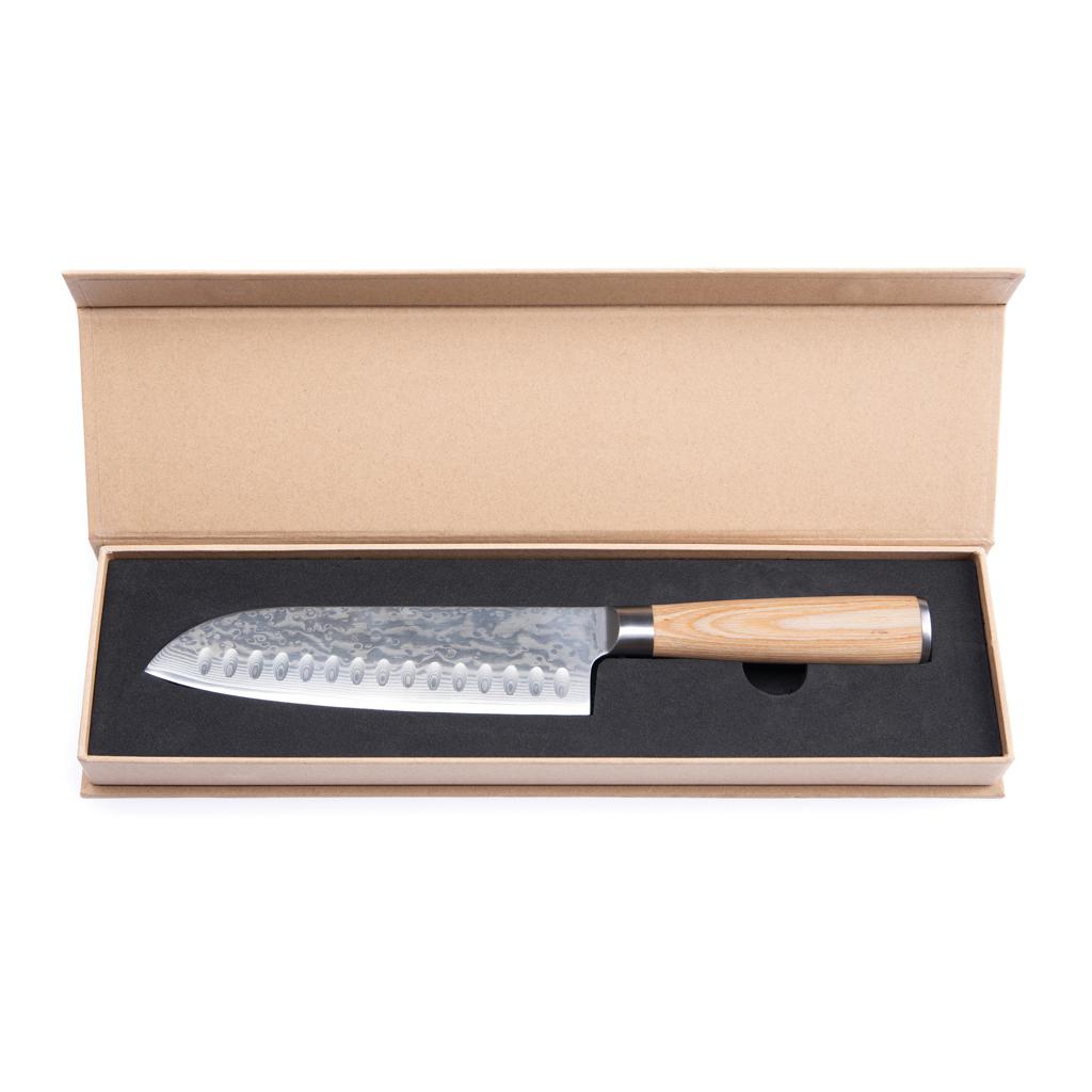 Cuțit Santoku Damasc VINGA Hattasan steel