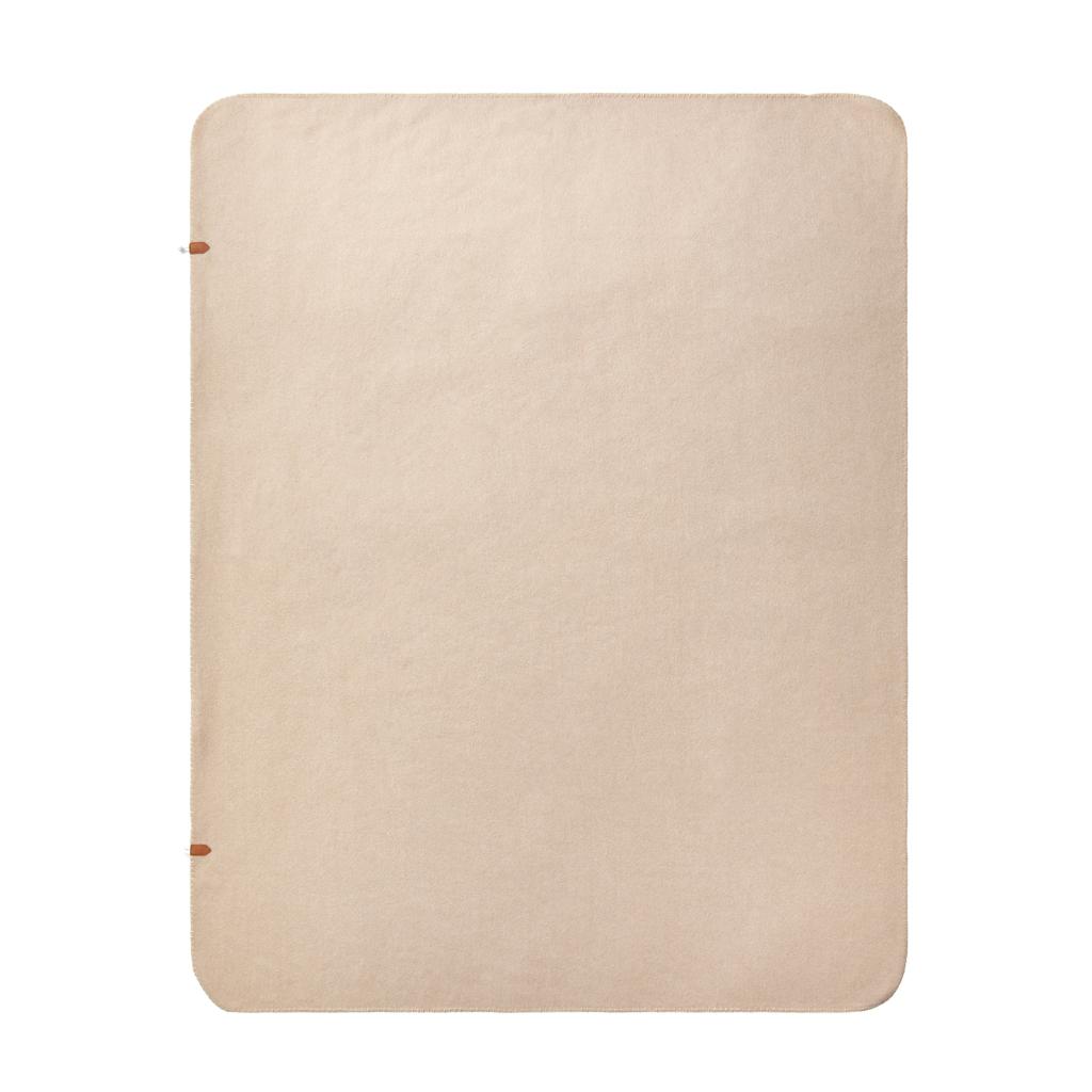 Pătură reciclată VINGA Bilton beige