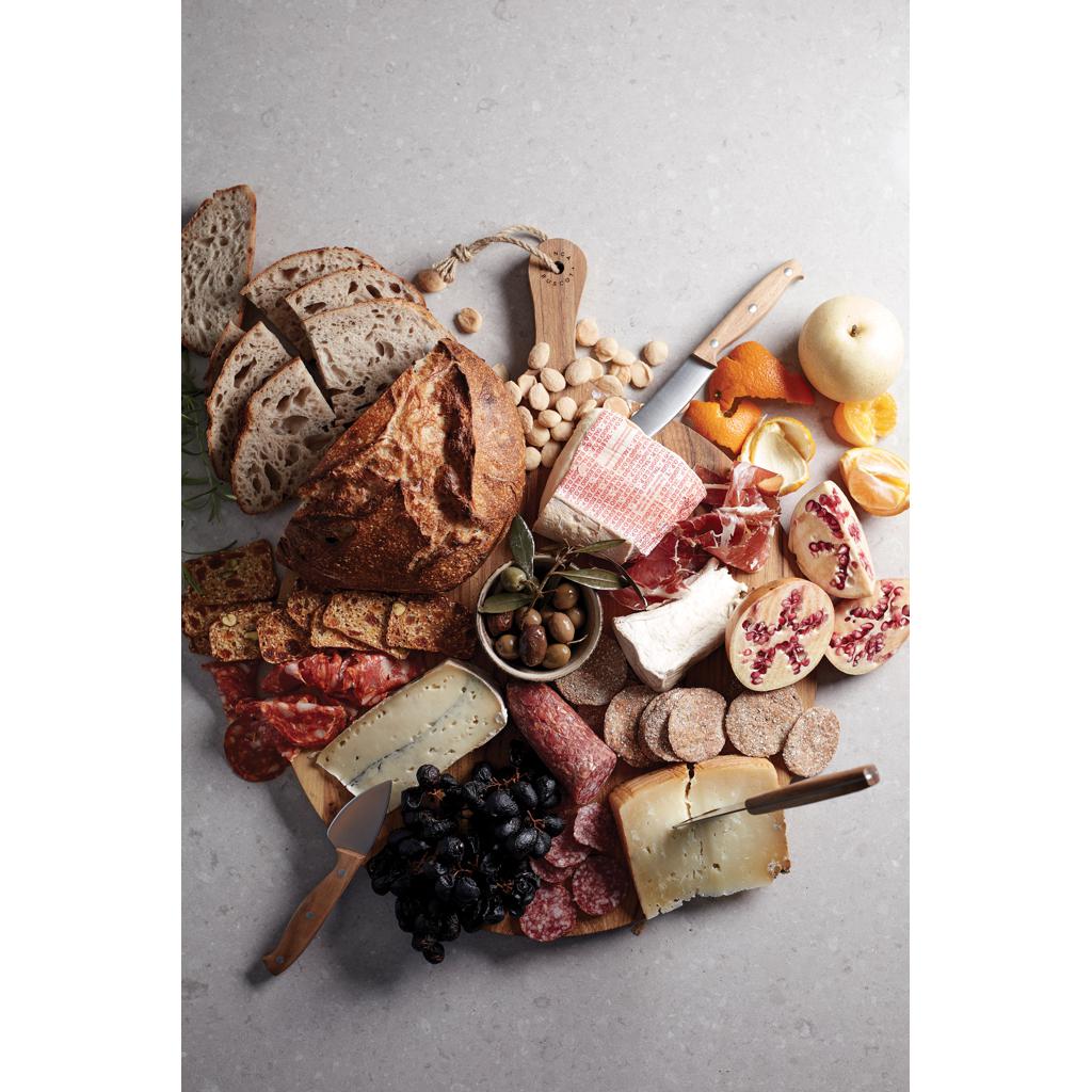 Placă de servire rotundă VINGA Buscot brown