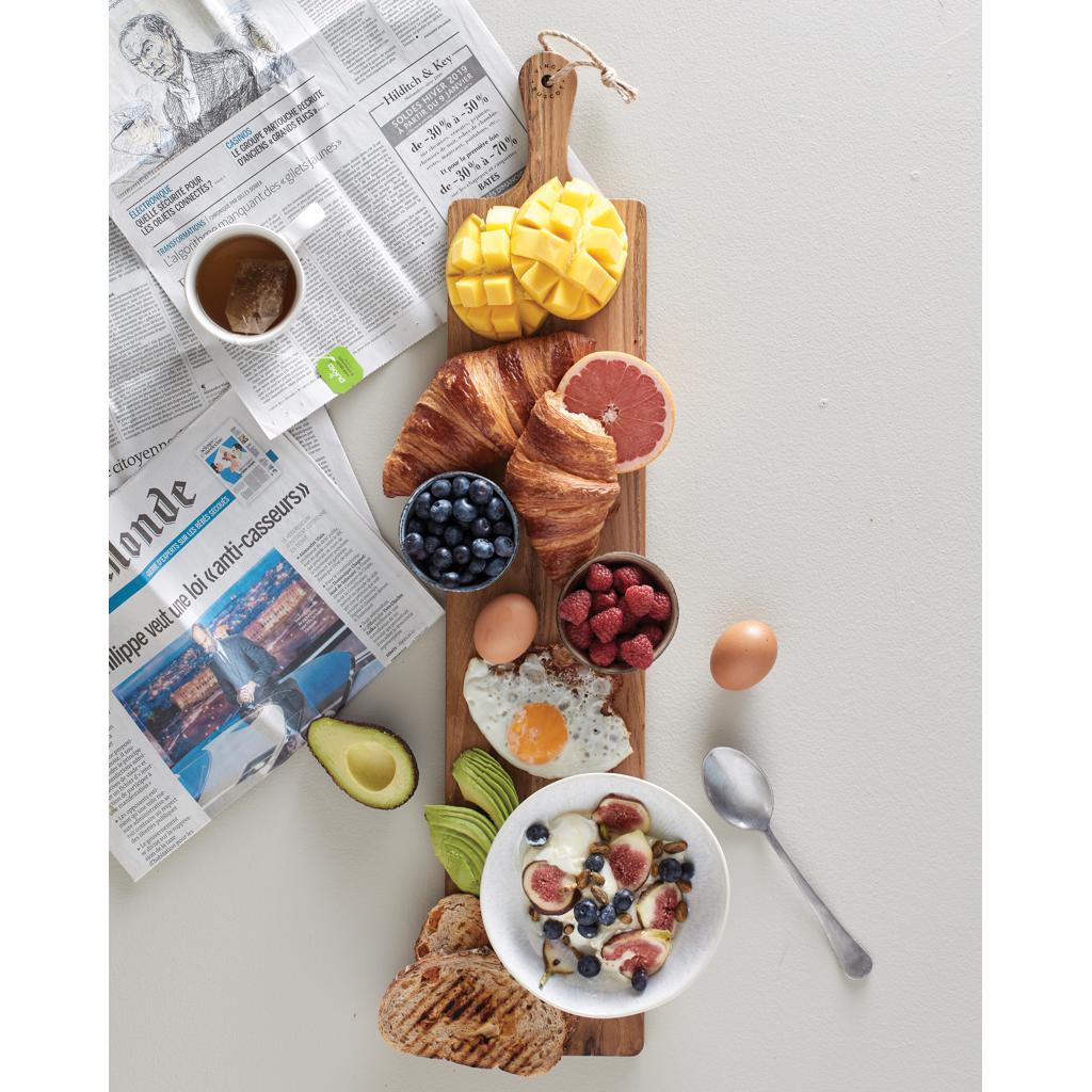 Placă de servire lungă VINGA Buscot brown