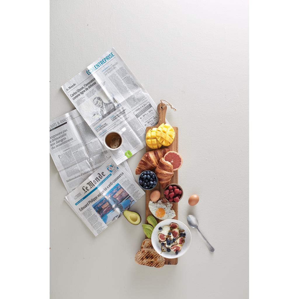 Placă de servire lungă VINGA Buscot brown